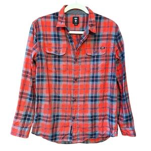 Van’s Flannel Shirt Red Plaid